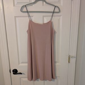 Lush Blush Pink Slip Dress